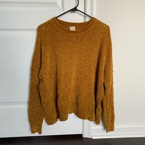 Mustard yellow long sleeve A New Day sweater